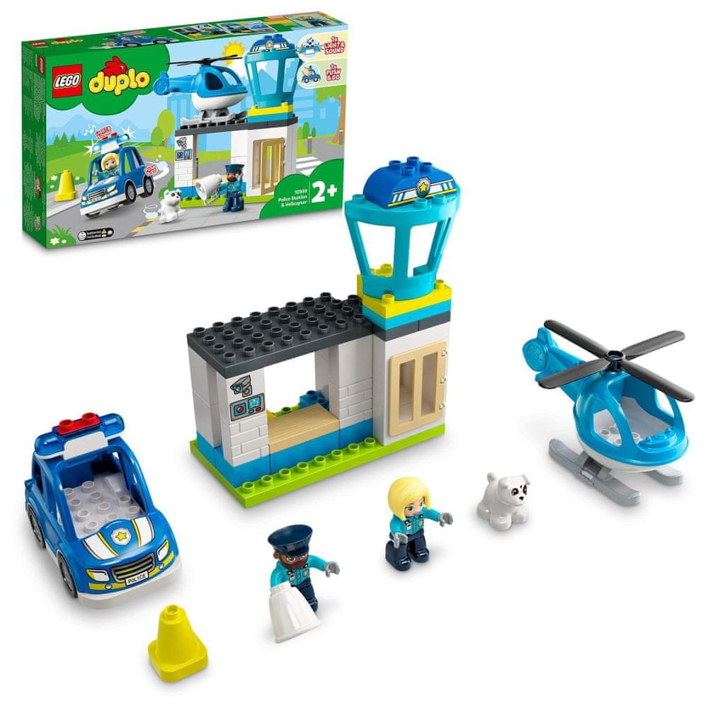 LEGO DUPLO 10959 Policajná stanica a vrtuľník